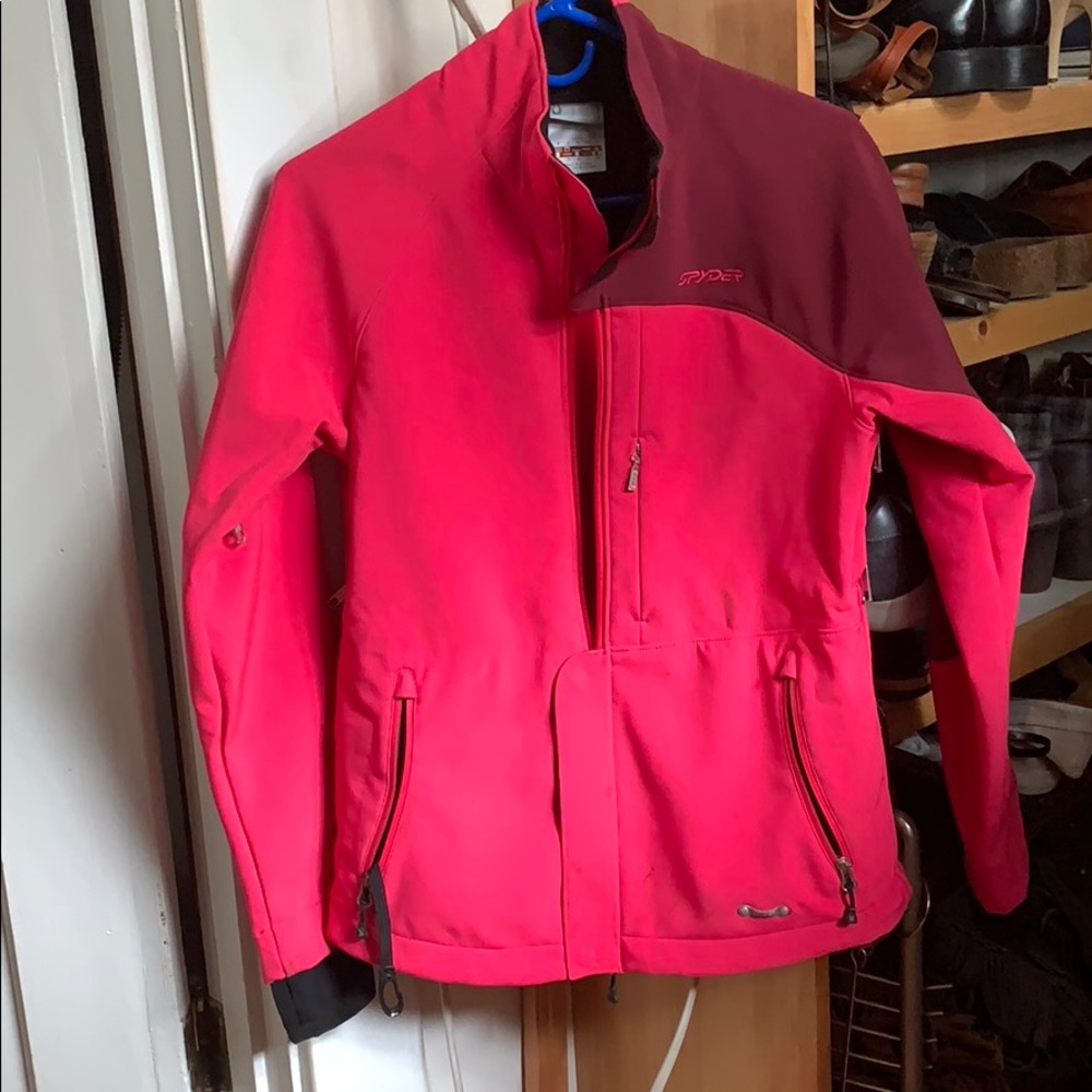 Pink Spyder active winter weather light coat